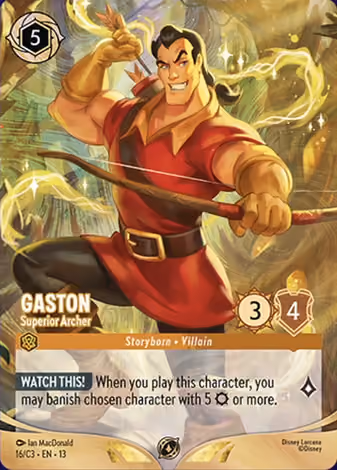 Gaston - Superior Archer, 4/C3 printing